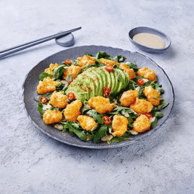 Azuki and Salmon Gunkan